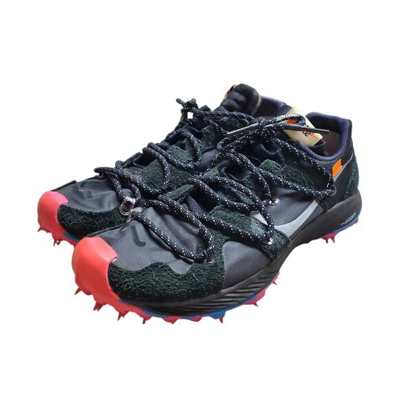 Off-White x Nike Zoom Terra Kiger 5 Black Women's Sneakers - Size 10 - Picture 2 of 8